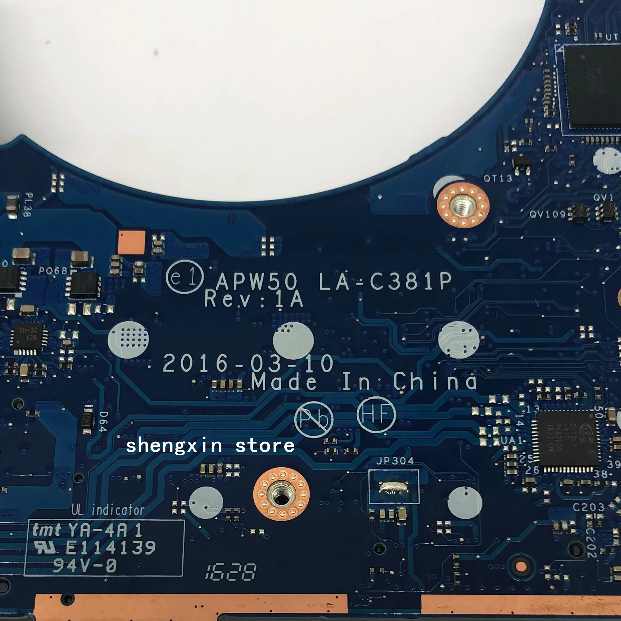 Абсолютно Новый M7510 материнская плата LA-C541P для Dell Precision 7510 Материнская ноутбука