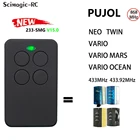 Копия PUJOL TWIN VARIO NEO PUJOL VARIO OCEAN Открыватель гаражной двери PUJOL пульт дистанционного управления вращающийся код 433 МГц