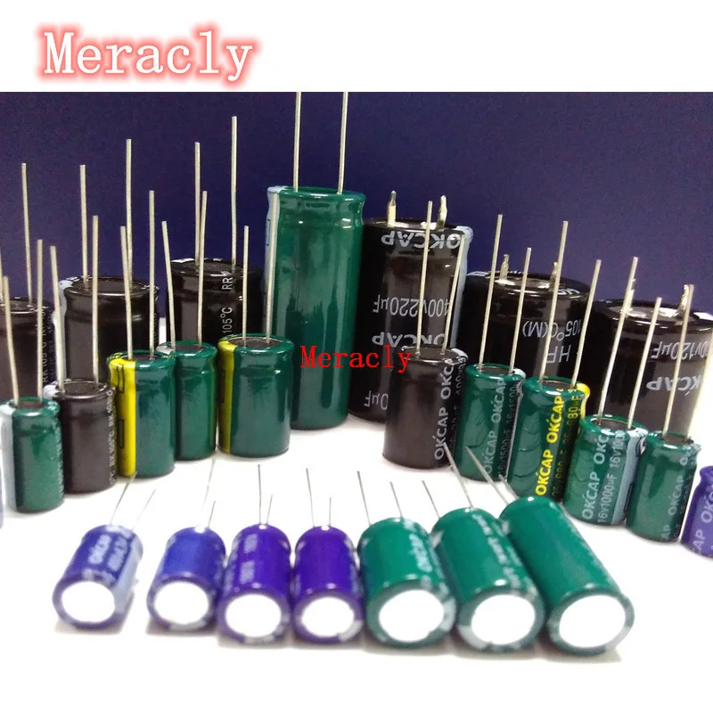

100PCS 35V 1000UF 10 * 20mm 1000uf 35v pElectrolytic capacitor ower supply special high-frequency crystal 20% Low impedance