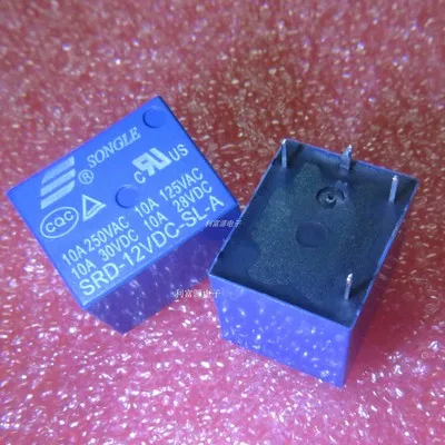 SRD-12VDC-SL-A DIP-4 5 шт. реле SRD-03VDC-SL-C Rele 3 в 10A 250VAC 10A 30VDC реле времени питания 5PIN реле 03 в высокое качество - Габаритные размеры: SRD-12VDC-SL-A DIP-4