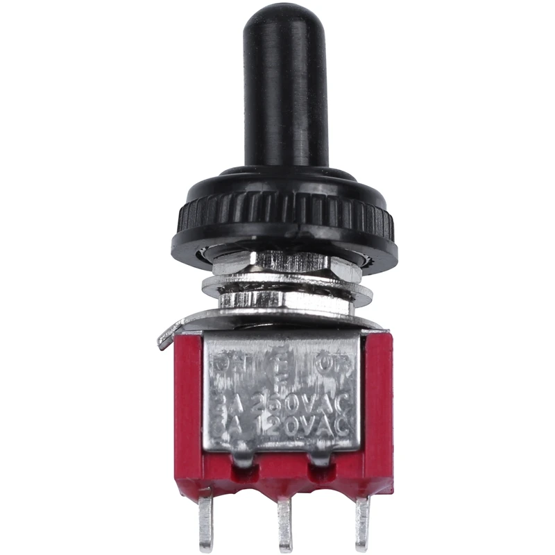 AC 250V 2A 120V 5A вкл/выкл/вкл мгновенный SPDT тумблер с водонепроницаемой