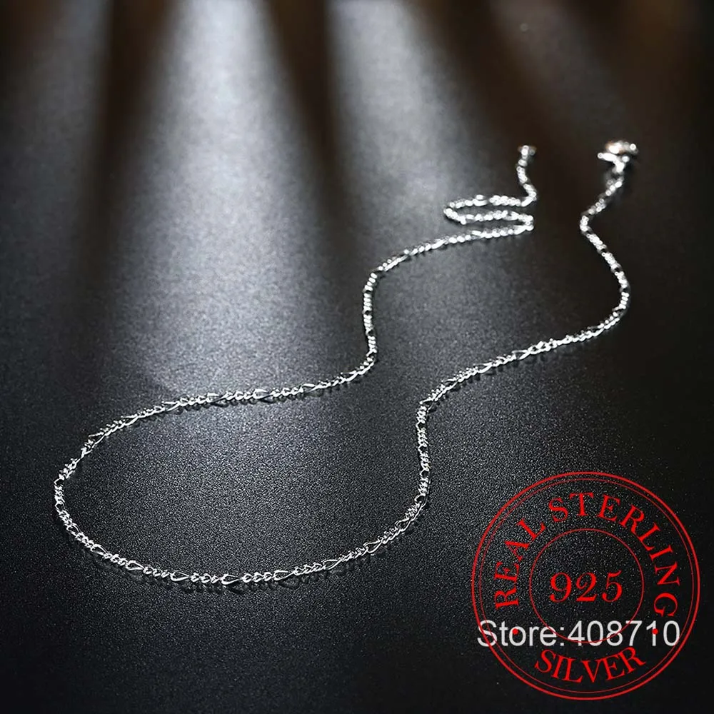 Ожерелье-чокер женское из серебра 925 пробы 40-60 см