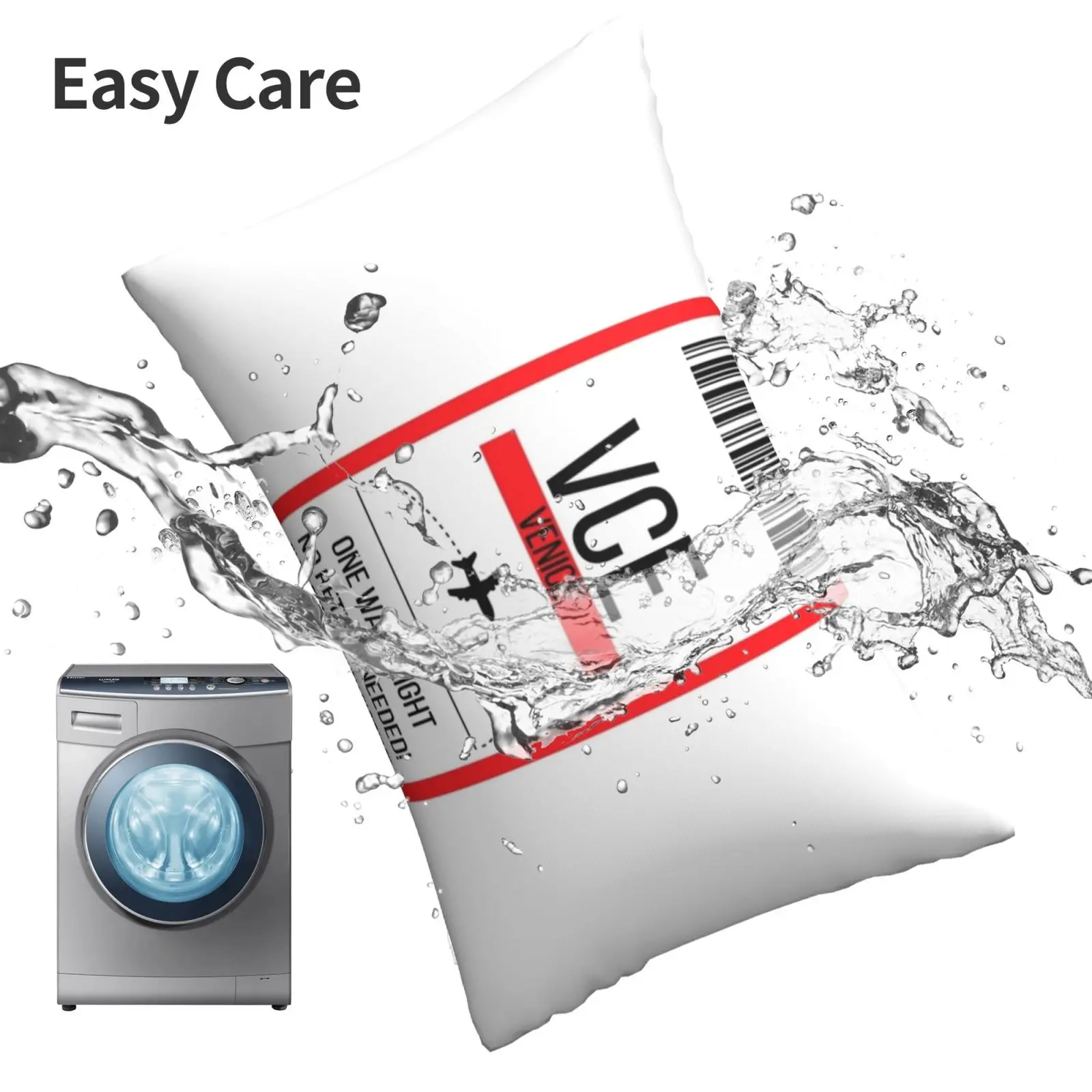 Односторонний билет в Венецию! Подушка диаметром 20x30 50*75 диванная спальня богатый