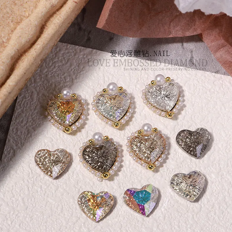 Promotion ! Swarovsky 3D Nail Rhinestone 8.8*10mm Flatback Glass Crystals AB Use for DIY Decorations Rhinestones | Красота и здоровье