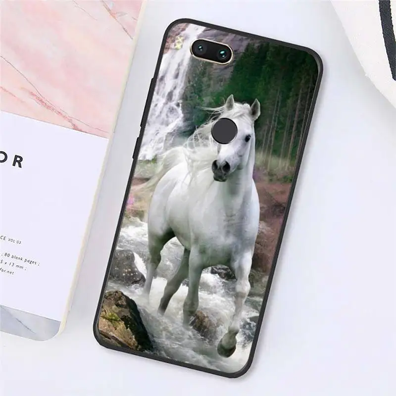 

Running horse art pattern Phone Case For Xiaomi Redmi note 7 8 9 t max3 s 10 pro lite luxury deisgn shell funda