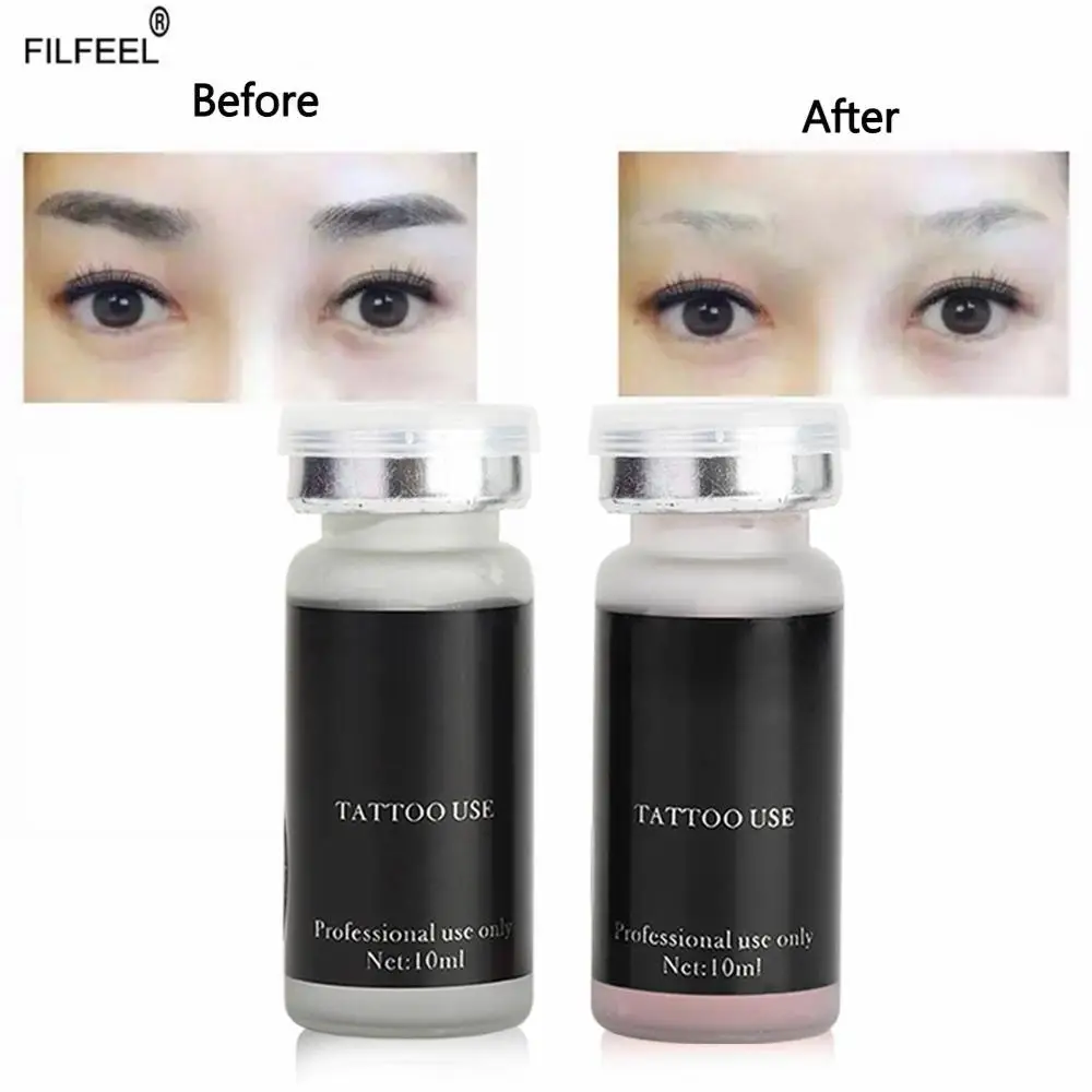 Набор для удаления татуажа бровей 1 бутылка коррекция сыворотка шрамов Сыворотка