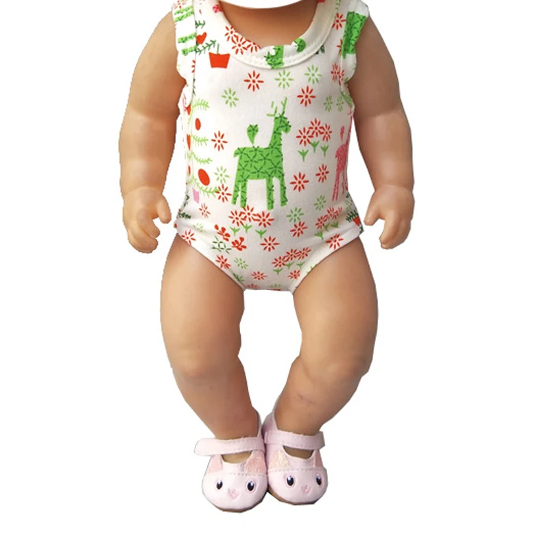 Подходит для детской кукольной одежды Рождественская одежда с оленем