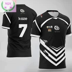 DOTA2 CSGO киберпроигрыватель Джерси Униформа команда AG VICI игровой игрок Джерси фанаты игра футболка Мужчины Женщины Мужчины пользовательский ID футболка воротник