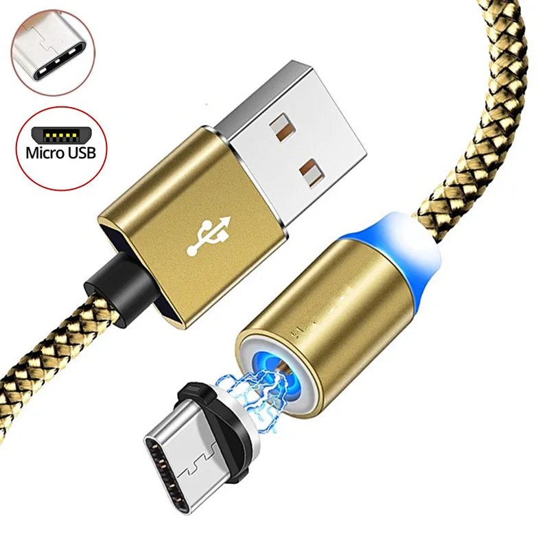 Магнитный Micro-USB кабель для зарядки USB зарядное устройство для телефона для Xiaomi Mi A1 A2 8 Lite 9 se RedMi 7 5A 6A 4A 4X S2 5 Plus, Note 5 6 7 Pro