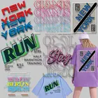 Виниловые наклейки для глажки одежды с полыми надписями