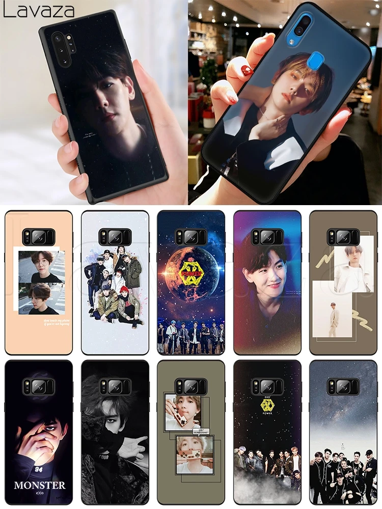 Фото Мягкий чехол lawaza EXO baekhyun для Samsung A2 A3 A5 A6 A7 A8 A9 J4 J6 J7 Duo J8 Core Plus Prome 2018 | Мобильные