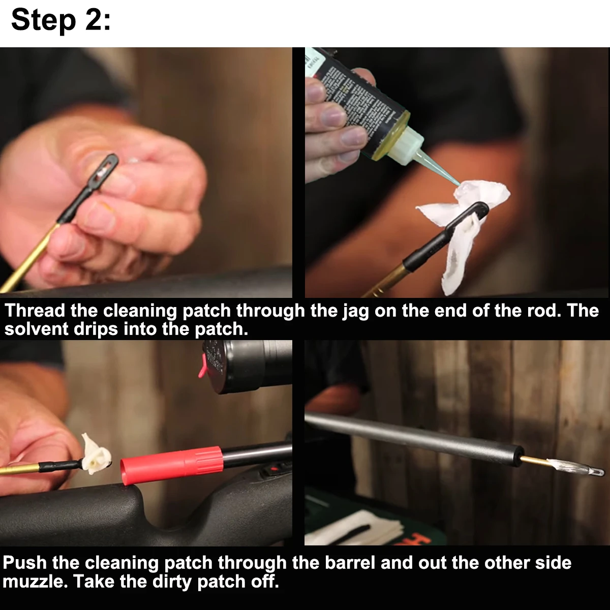 Набор для чистки векторной оптики 12GA Охотничьи аксессуары калибр 177 .22 очиститель