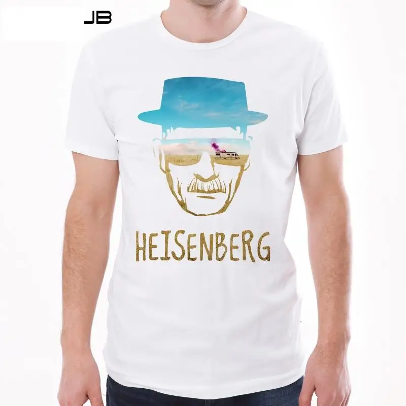 

New Arrivals Breaking Bad Men T-Shirt Fashion Heisenberg Printed t Shirt Short Sleeve O-Neck Tops Funny Animal Tee