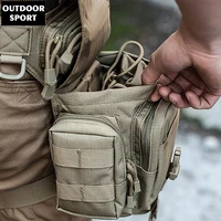military tactical backpack leg bag outdoor sport camping hiking trekking waist leg bag shoulder bag multi function saddle bag