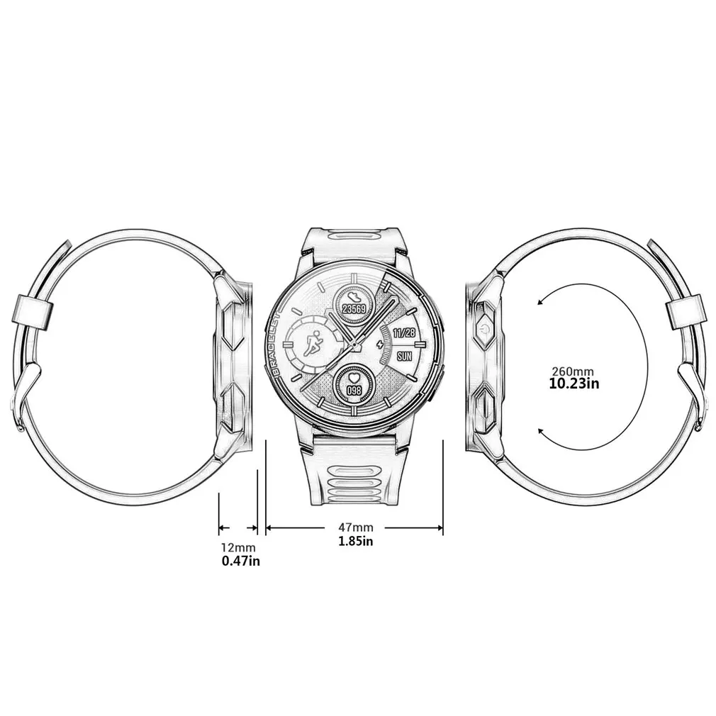 

2021 New L6 Smart Watch IP68 Waterproof Sport Men Women Bluetooth Smartwatch Fitness Tracker Heart Rate Monitor For Android IOS