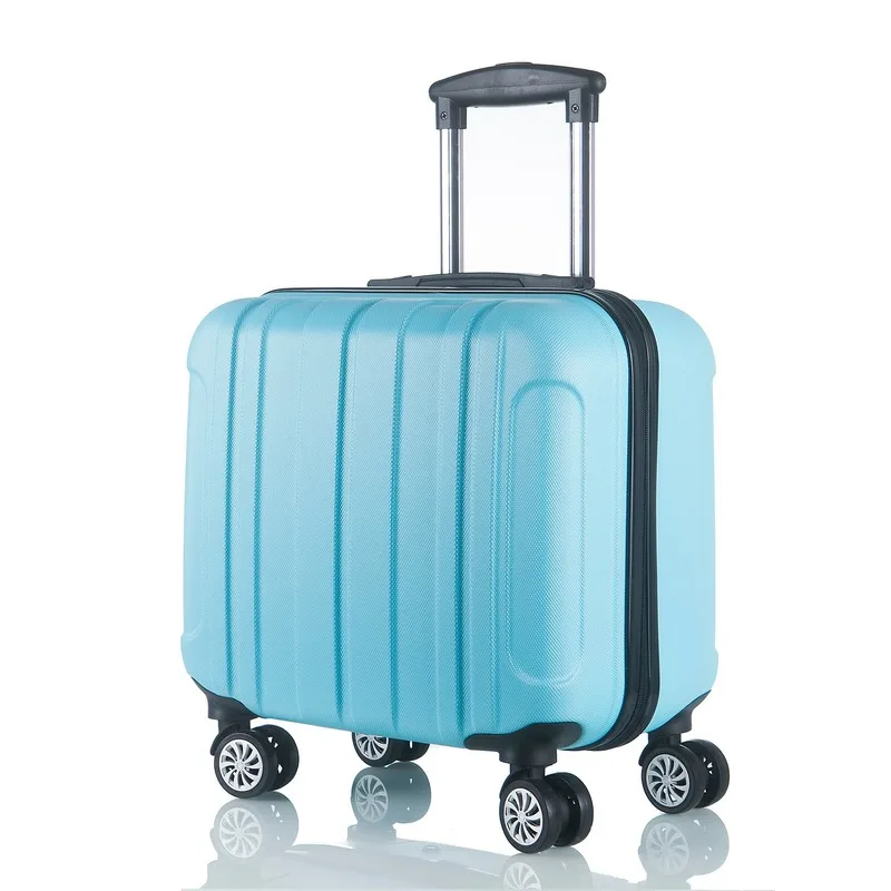 

Small suitcase for business trip Stewardess cabin Universal wheel 17 inch trolley case Unisex password Compressive waterproof