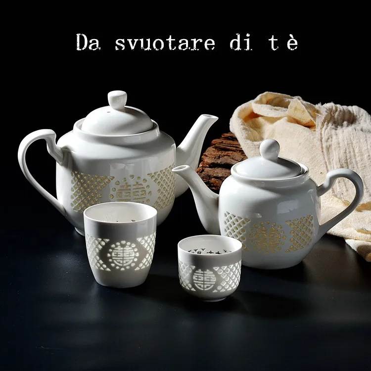 Ажурный чайник чайный набор креативные особенности Свадебный заварник века