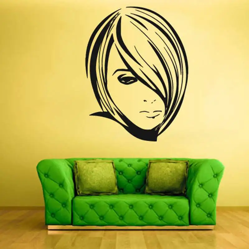 Парикмахерская Наклейка на стену ножницы виниловые наклейки окна Декор фреска