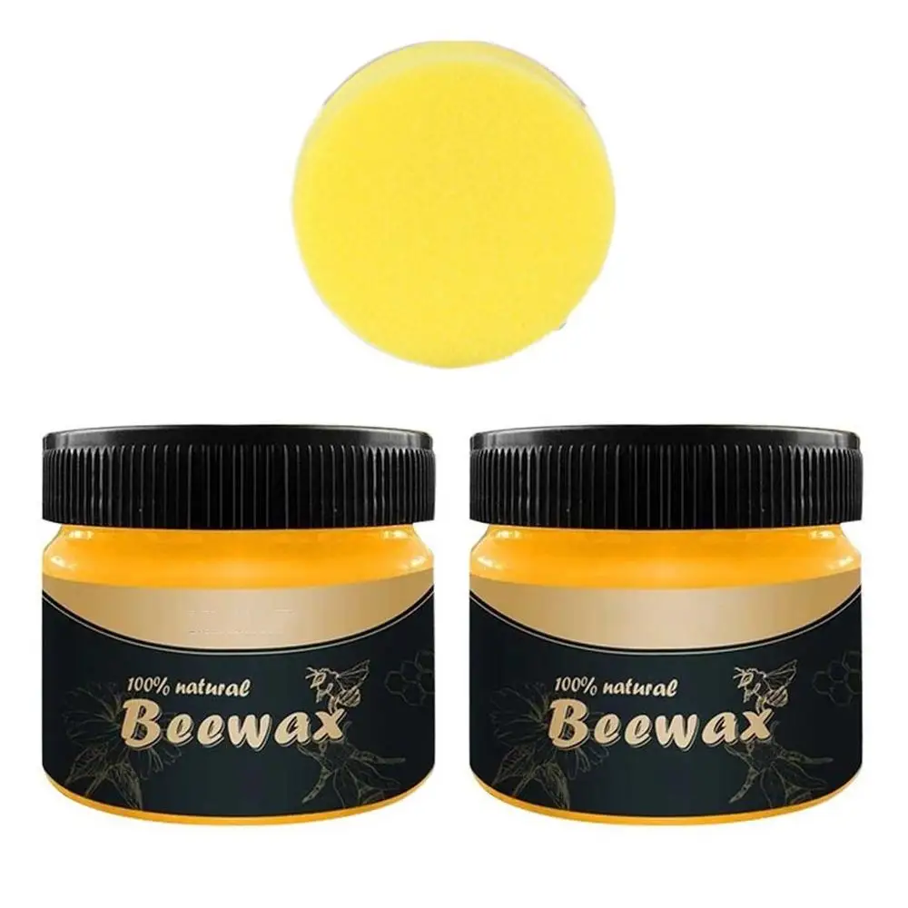 2 шт древесины приправы beewax дерево воск для ухода за автомобилем из цельного