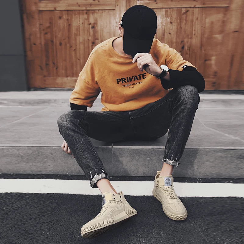 

Мужские мокасины из ПУ кожи, черные удобные кроссовки, повседневная обувь на плоской подошве, 2020