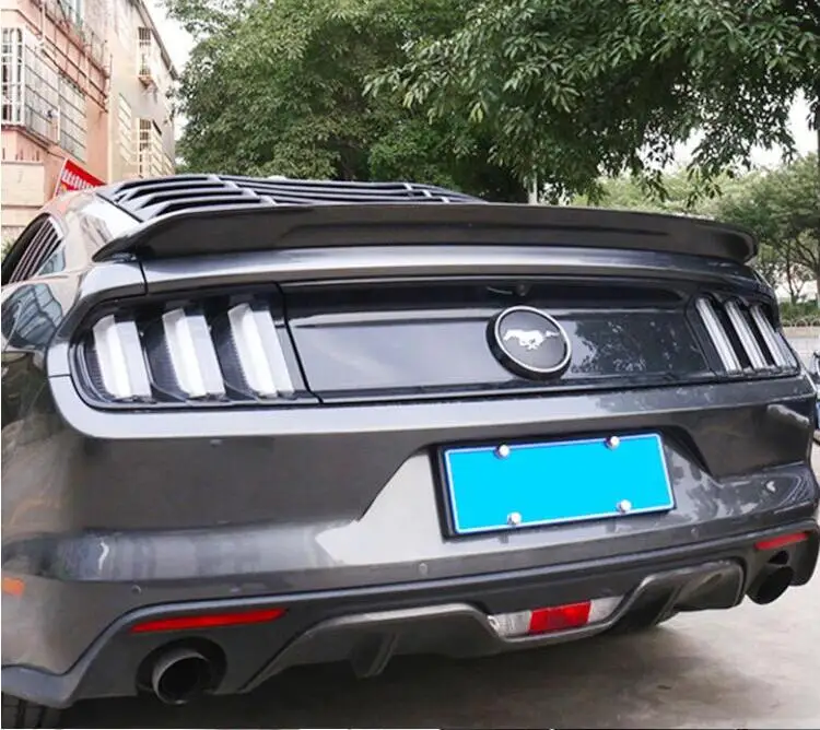 Высокое качество углеродного волокна/ABS задний багажник спойлер крыло подходит