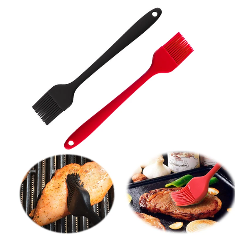 

Teyaao Silicone oil Brush Home DIY Silicone Baking Tools Bread Oil Cream Cooking Basting Brush Silicone Barbecue Brush