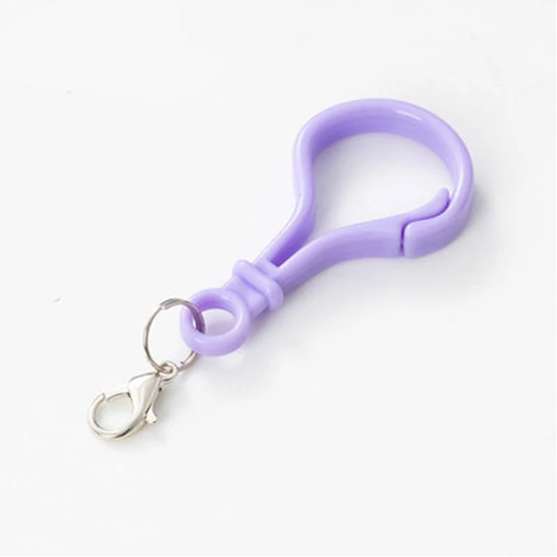 

50pcs Multi-colors Mixed Plastic Snap Lobster Clasp Hooks DIY Jewelry Making Findings for Keychain Backpack Accessories