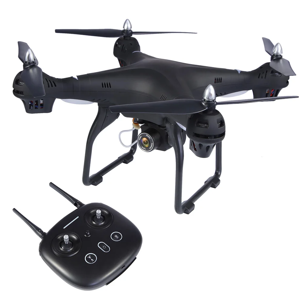 Дрон Acekid T20 с HD-камерой живым видео и GPS Радиоуправляемый квадрокоптер угольной