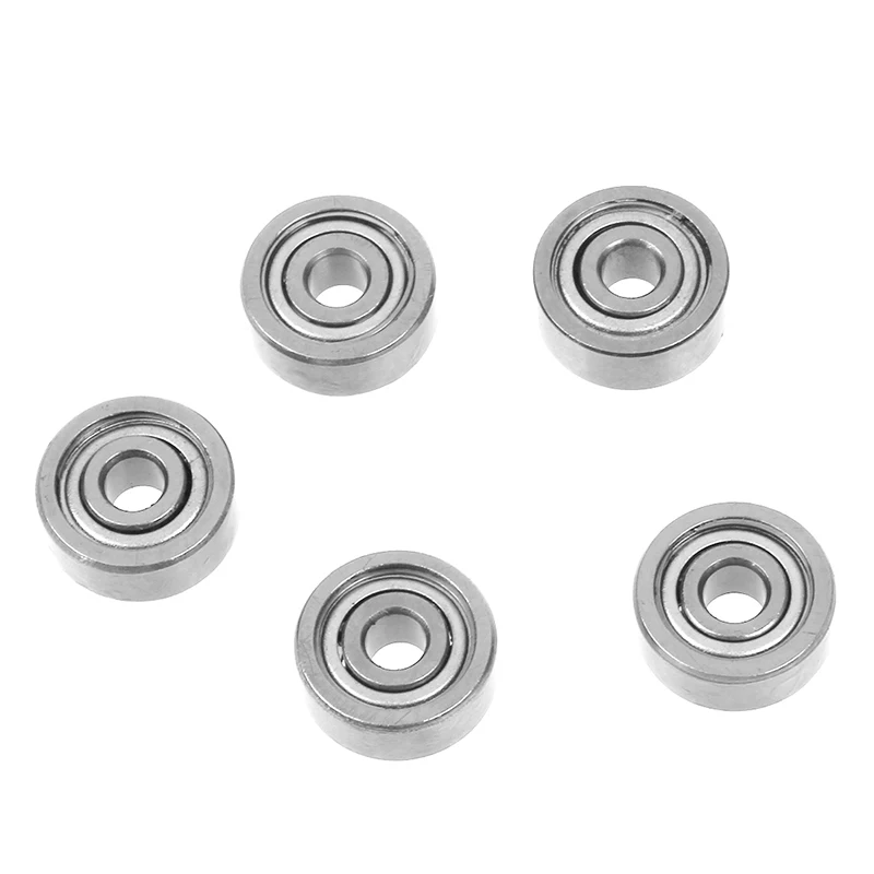 

New 5 Pcs Double Sealed 3 x 10 x 4mm Deep Groove Ball Bearings 623Z