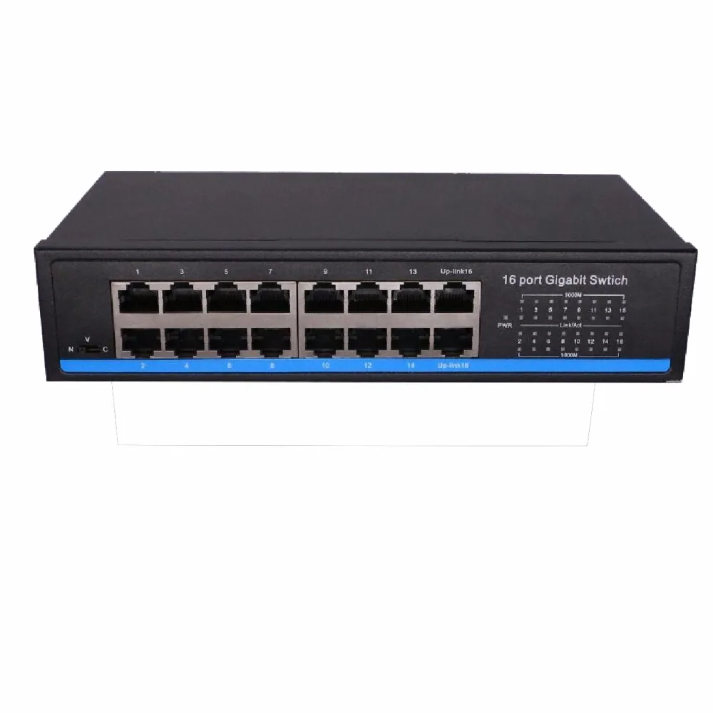 10/100/1000M 16 портов гигабитный коммутатор полнодуплексные гигабитные Ethernet