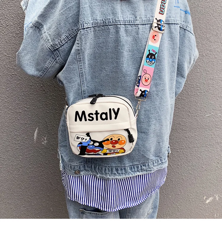 

Cute Printed Small Bag Female 2020 Autumn and Winter Wave Korean Student Fashion Wideband Shoulder Messenger Bag Designer Bag