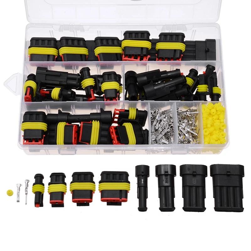 Водонепроницаемый электрический соединитель для автомобиля 26 комплектов 300 В 12 А