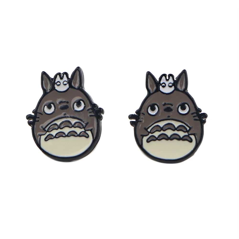 

LT202 Anime Icons Cats Stainless steel Earrings Cartoon Anime Animal Stud Earrings for Woman Girls Kids Fashion Jewelry Gift