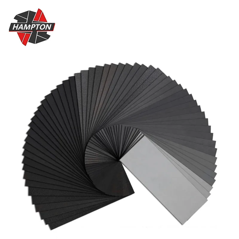 45 шт. абразивные водонепроницаемые листы для сухой и влажной наждачной бумаги