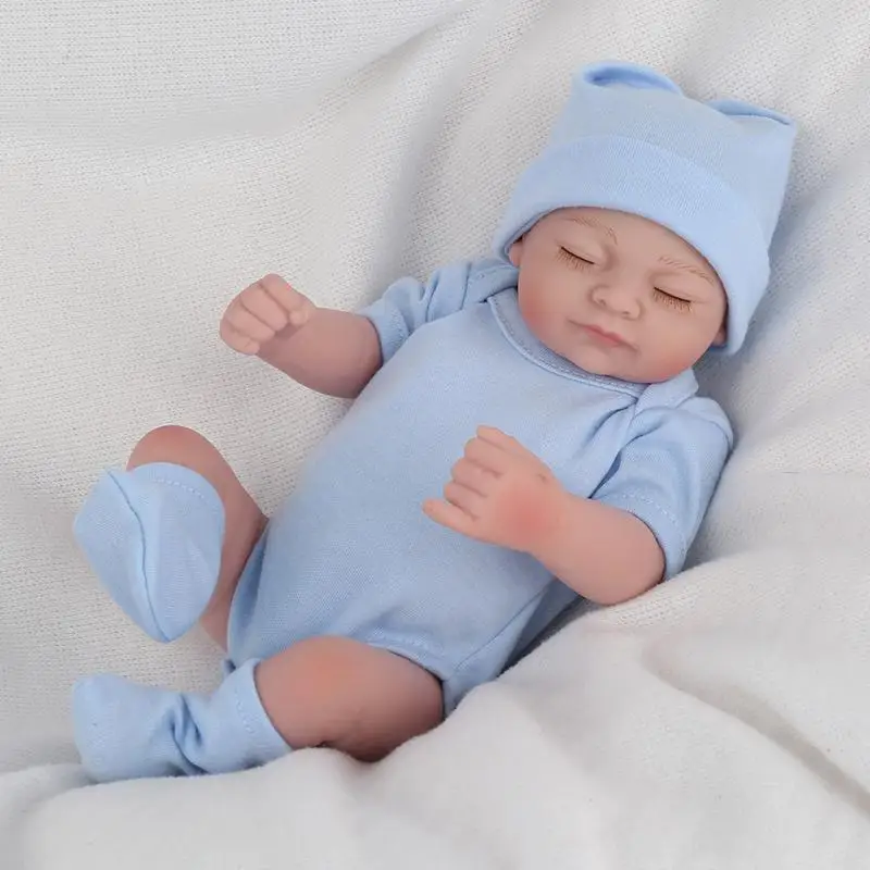 Girl 2 NPKDOLL Пупс куклы реборн игрушки реалистичные силиконовые игрушки для ванной для девочек кукла для сна девочка для новорожденных детей Рождественский подарок 10 дюймов - Цвет: Girl 2