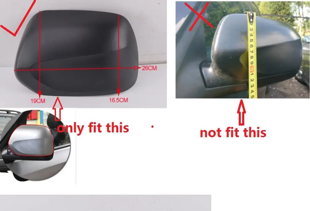 Крышка QX для Subaru Forester 2008 2009 2010 внешнее зеркало заднего вида боковое крышка