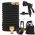 Садовый шланг, растягивающийся гибкий шланг для полива автомобиля и сада, 50 футов