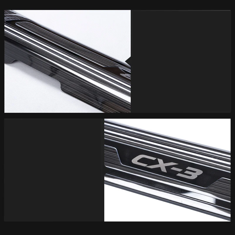 Накладка на порог двери Добро пожаловать наклейки педаль порога для Mazda CX3 CX-3 2016