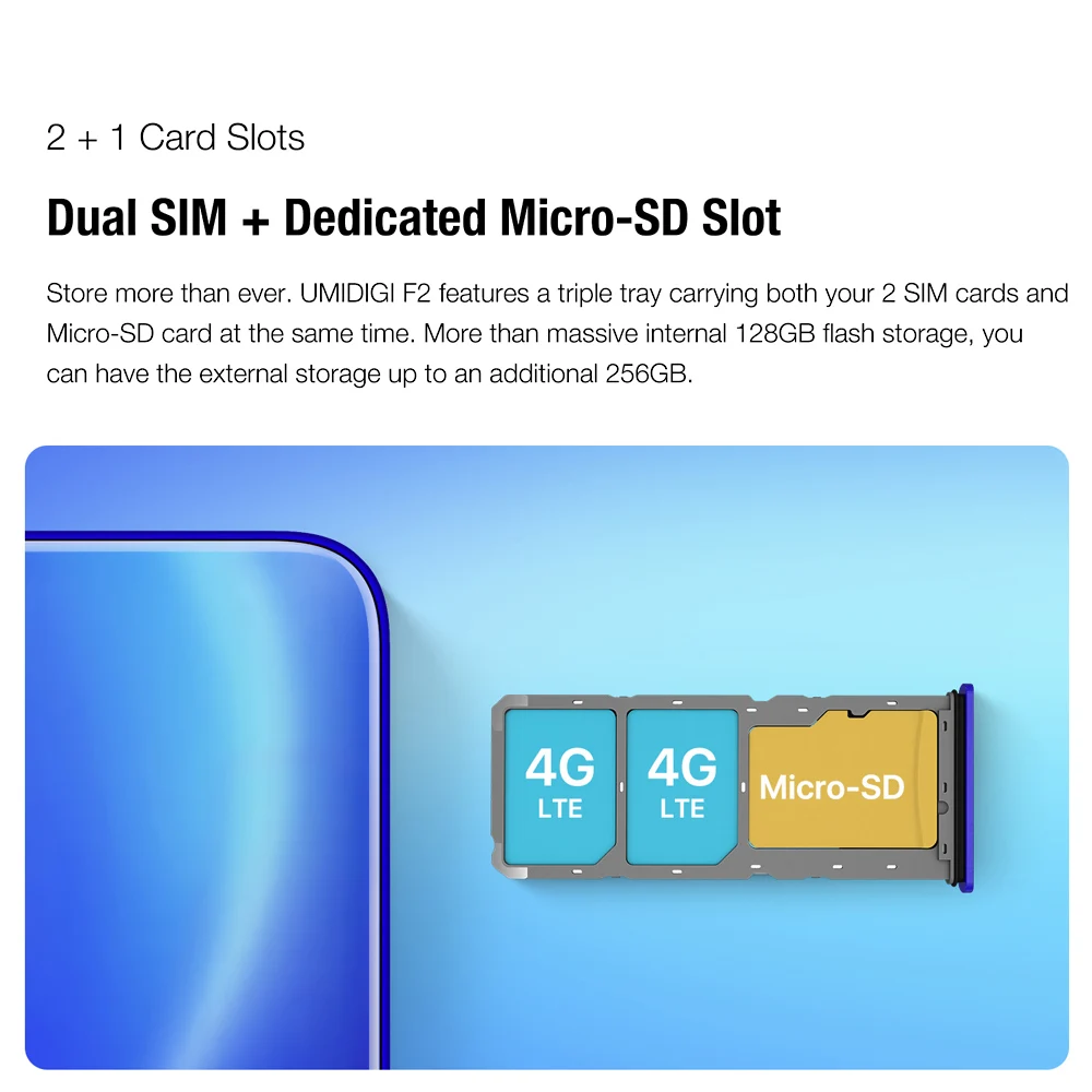 Глобальная версия UMIDIGI F2 Android 10 6,5" FHD+ 6GB128GB 48MP AI Quad camera 32MP Selfie Helio P70 NFC 5150mAh мобильный телефон