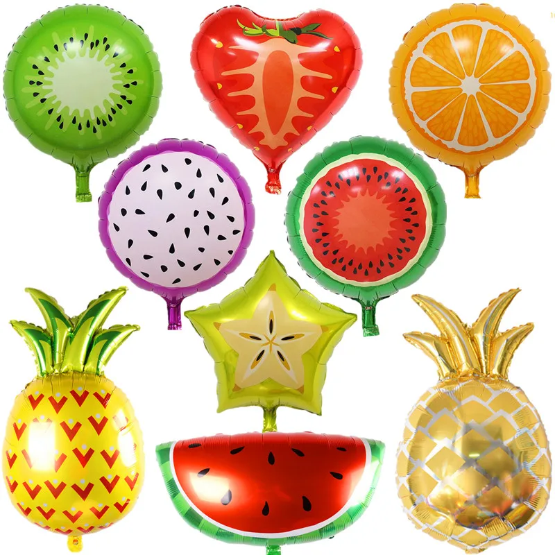 XXYYZZ Гелиевый шар из фольги для фруктов персик арбуз киви клубника апельсин