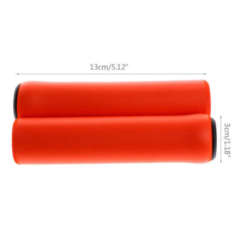 

1 Pair Mountain Bike Handle Bar Grip Wrap Bicycle Brake Lever Non-slip Silicone Cover Protector Removable Handlebar Grip Cover