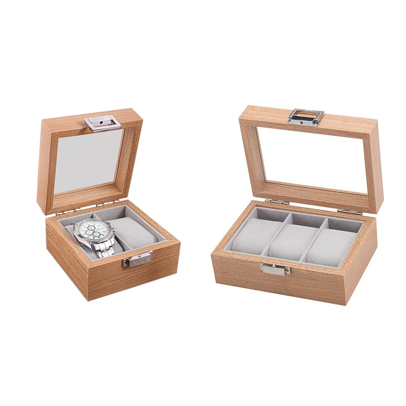 Деревянный ящик для часов органайзер хранения чехол дисплея держатель ювелирных