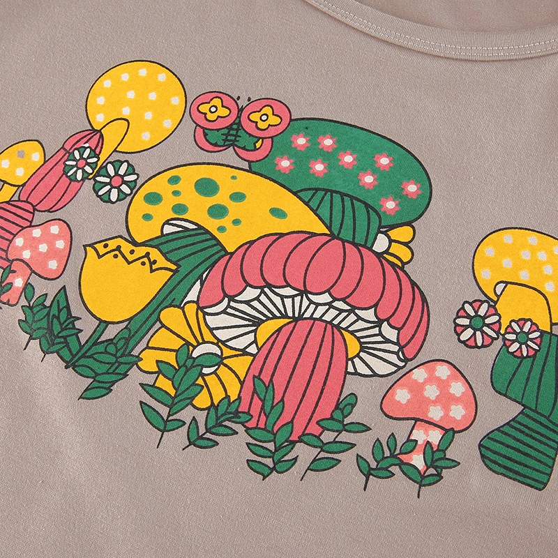

Rockmore Y2k Cute Graphic Print T Shirts Women Vintage Short Sleeve Cropped Top Tee Chic Kawaii Casual TShirts Fashion Summer