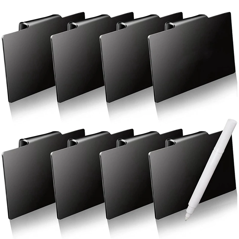 

8 шт., держатели для этикеток для корзины для хранения