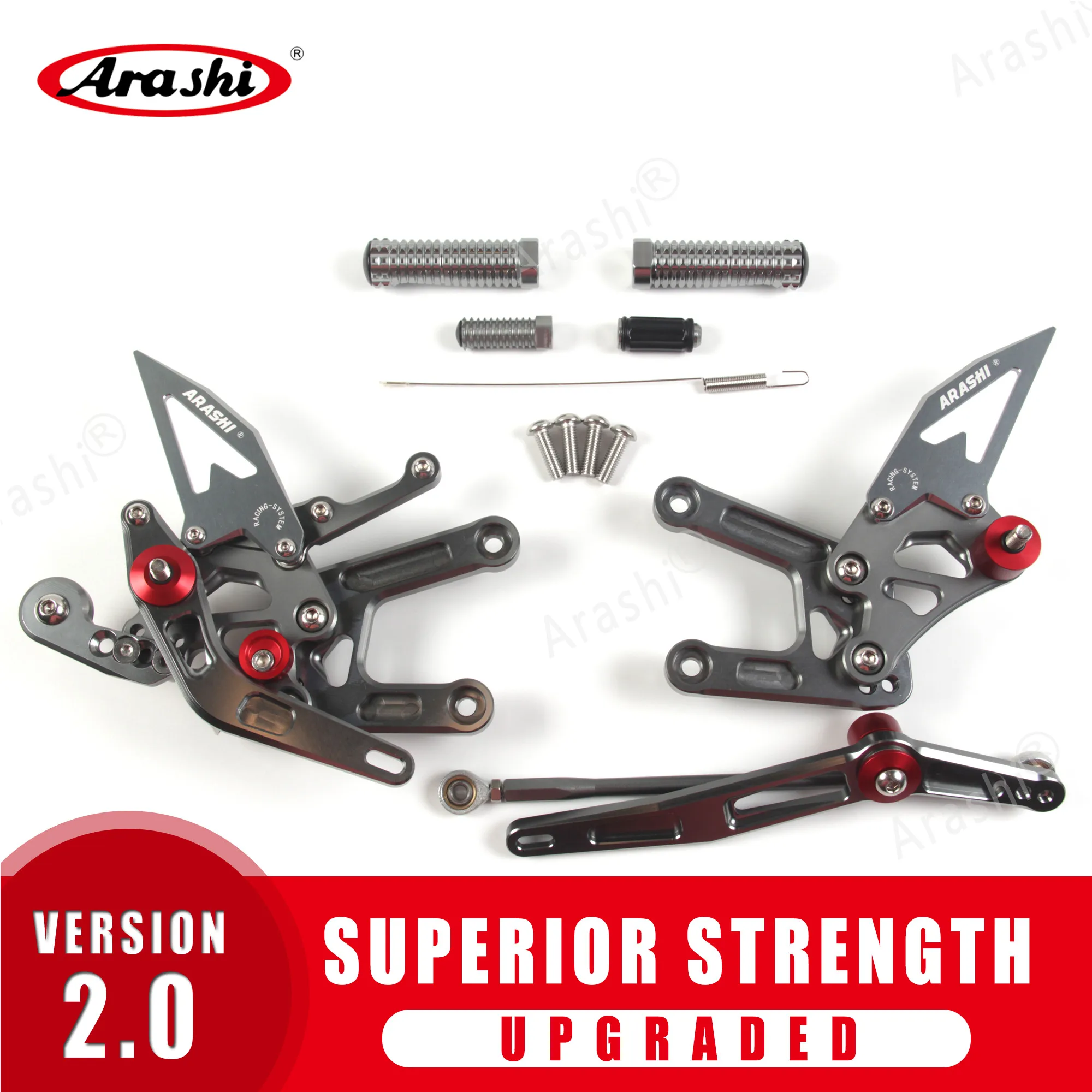 

Arashi Adjustable Footrest Foot Pegs For YAMAHA YZF R6 2006 - 2016 YZF-R6 2007 2008 2009 2010 2011 2012 2013 2014 2015 CNC R 6