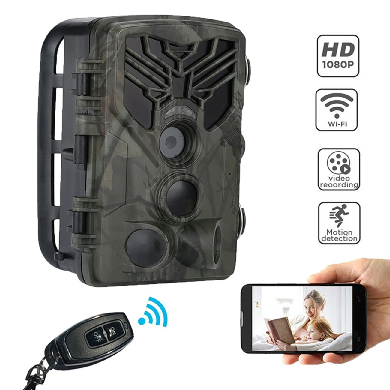 

Wild Trail Camera Wifi APP Bluetooth Control Live Video 20MP Hunting Cameras IR Night Vision Outdoor Wildlife Motion Detection