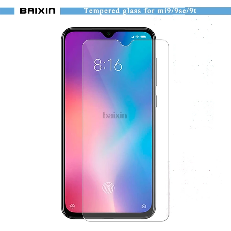 Baixin 9H закаленное стекло для xiaomi mi9 9se 9t защита экрана Защитная пленка чехол +