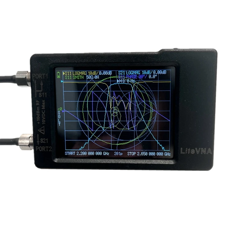 Векторный анализатор сети Litevna 6 ГГц 2 8 дюйма LCDHF VHF UHF УФ портативный коротких волн