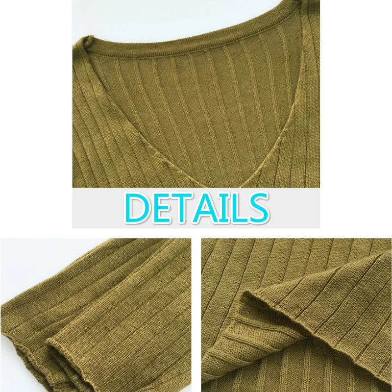 

Pullovers Women V-neck Loose Solid Office Ladies Elegant Korean Ulzzang Colorful Chic Trendy Soft Basic Daily Leisure Sweaters