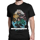 С круглым вырезом Camisas футболки демон убийца Футболка мужская Inosuke аниме клинок демона новинка натуральный хлопок Одежда для дня рождения, одежда толстовка